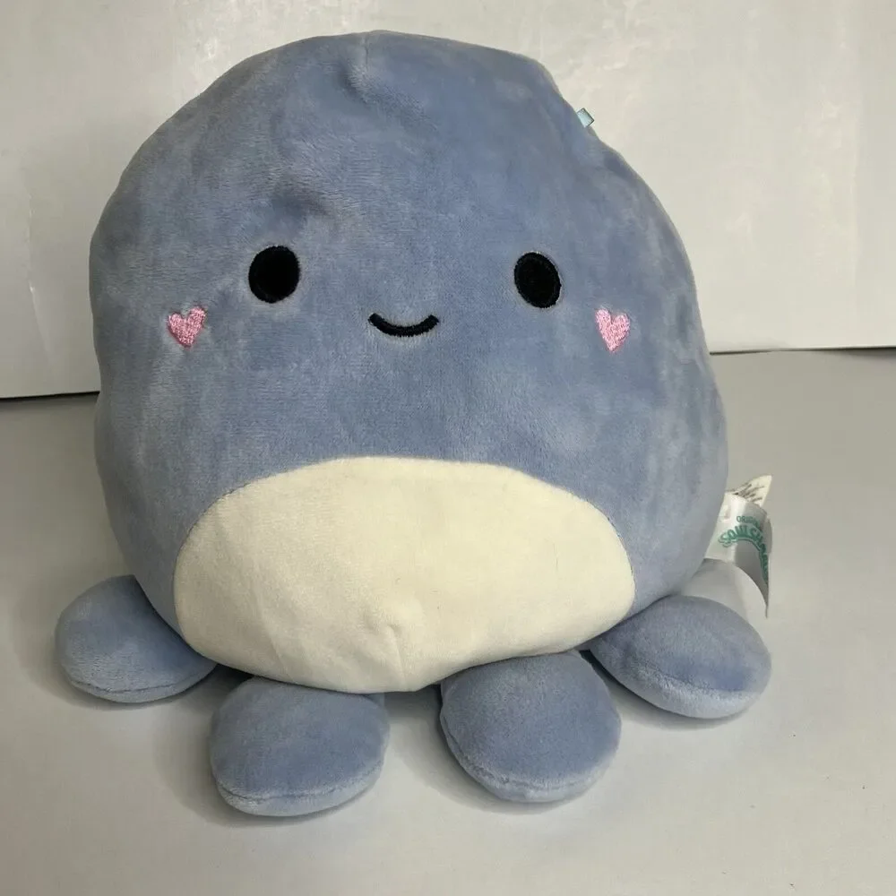 Squishmallows VIOLET The HEART CHEEKS OCTOPUS 8